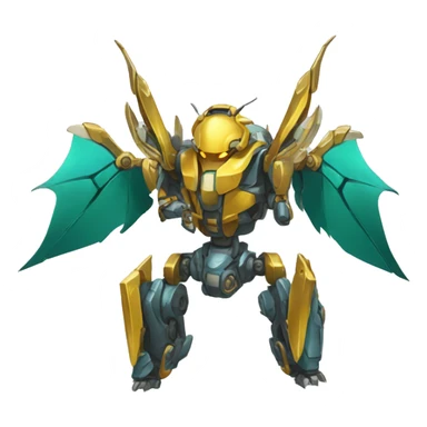 Medabot-Beetle-Dragon-Mecha sticker