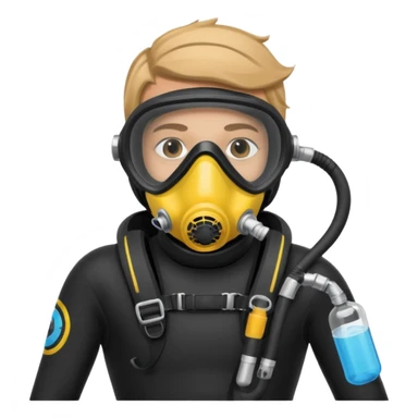 scuba diver sticker