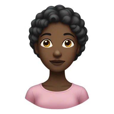 Black girl with edges  sticker