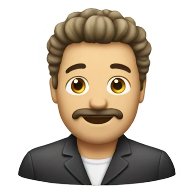 gnocchi hair man sticker