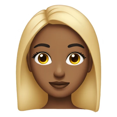 Relaxed girl getting her lashes done  sticker