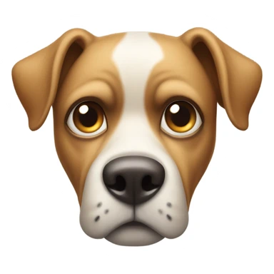 dog giving the side eye sticker