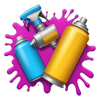 Graffiti painting sticker