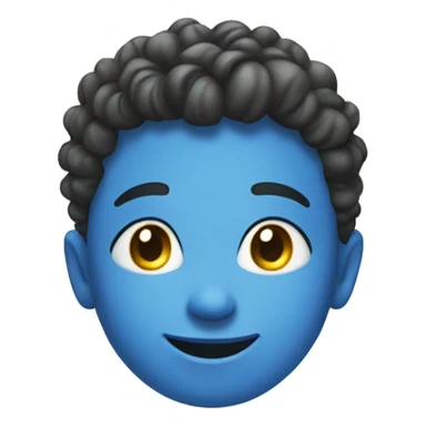 cheerful boy under blue sky with a $ on his forehead  sticker