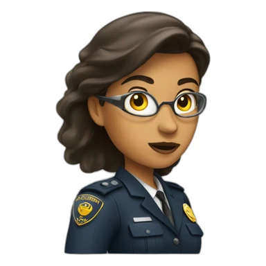 security agent woman sticker