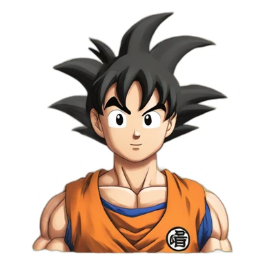 Son goku bonjour sticker