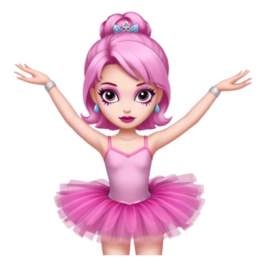 Ballerina monster high sticker