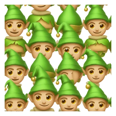 elf with a pot on his head sticker
