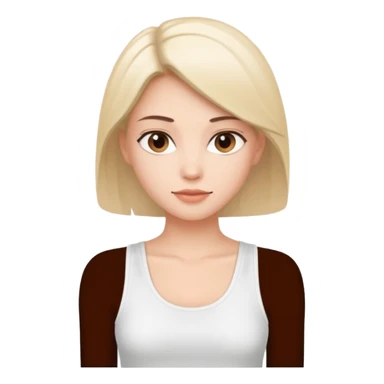 A clean girl aesthetic sticker