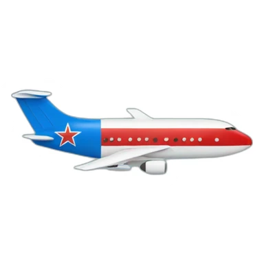 airplane and country flag sticker