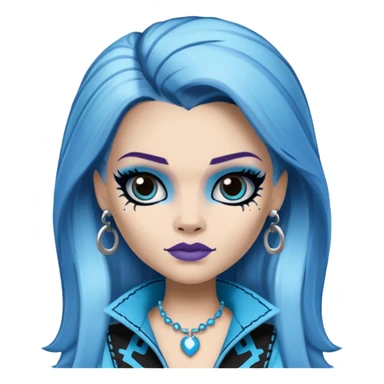 Frankie stein monster high doll man sticker