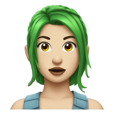 Green brat Charlie xcx sticker