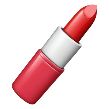 White version of iOS lipstick stain emoji sticker