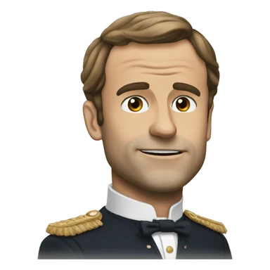 Macron qui fume sticker