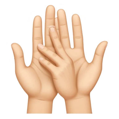 Thumb and index finger touching each other with lines signifying they clapped. sticker