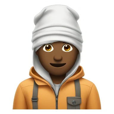 Person wearing pants on their head sticker