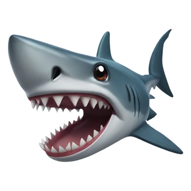 shark with lollip sticker
