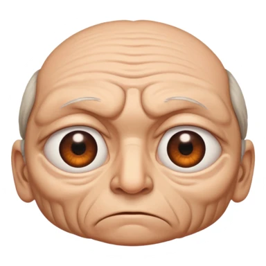 an ugly look in the corner of the eye  sticker