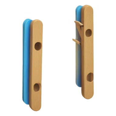 clothes peg made out of wood sticker