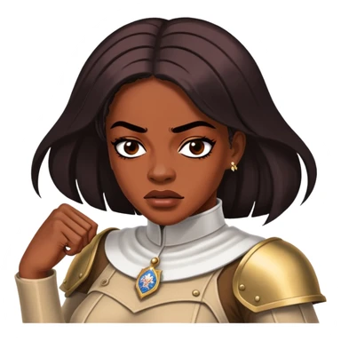 Azealia banks fighting the late queen of england over the assassination of princess diana in the style of attack on titan.  sticker