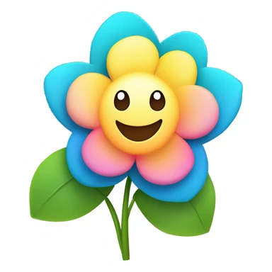Kawaii flower  sticker