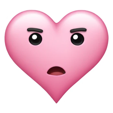 pink heart breaking sticker