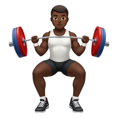 powerlifter black converse shoes clean and jerk exercise sticker