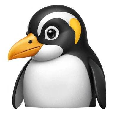 shocked penguin sticker