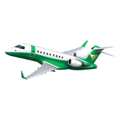 Embraer E-Jet - Embraer (Model Year: 2021) (Iconic colour: Green with white) sticker