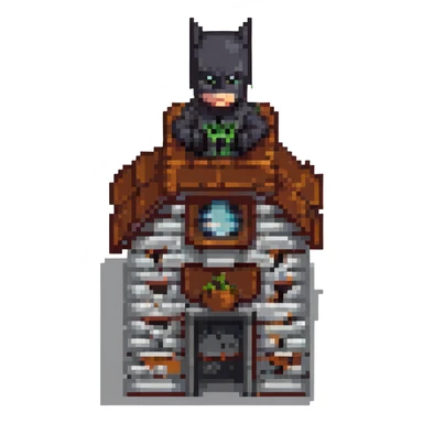 gotham city house sticker