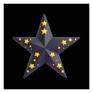 twinkling star sticker