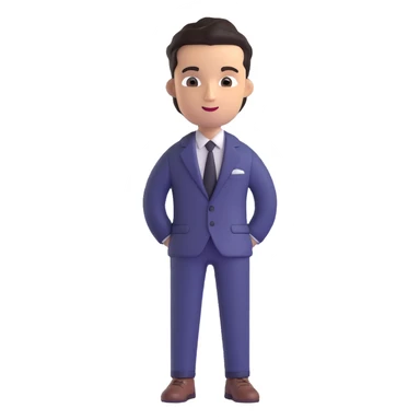 3D emoji of a person, stylish and confident, inspired by reference photo sticker