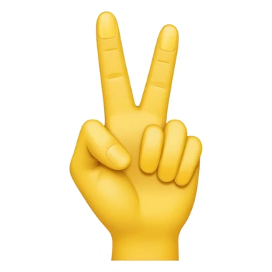 The standard yellow pointing up finger emoji but make the index finger bent  like it's curling sticker