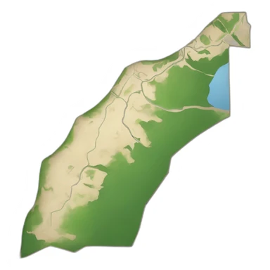 Map of palestin sticker