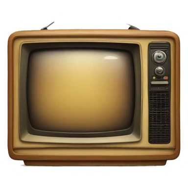 vintage box tv sticker