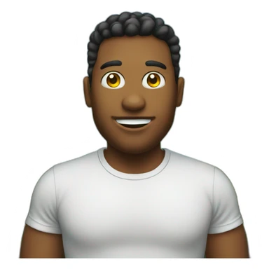 emoji in panama sticker