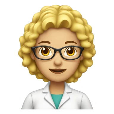 mujer científica  sticker