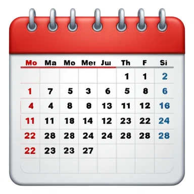 calendario en lunbes sticker