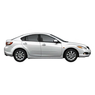 2009 Mazda 6 (side profile) sticker