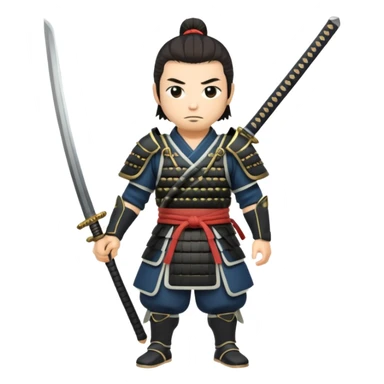 japan samurai full body sticker