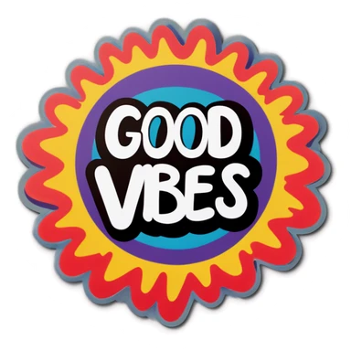 good vibes! sticker