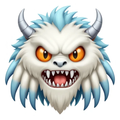 Monster branco sticker