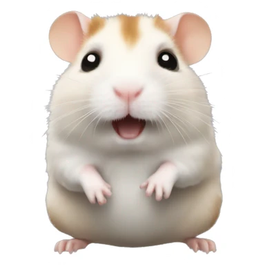 hamster with 8 legs sticker