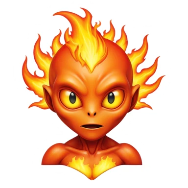 Heatblast ben 10 sticker