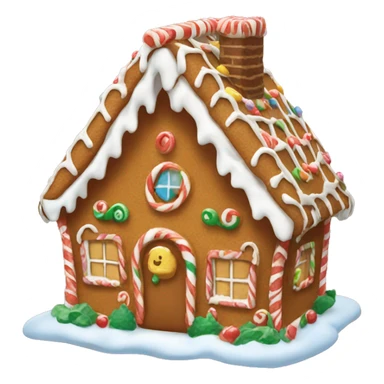 gingerbread house sticker