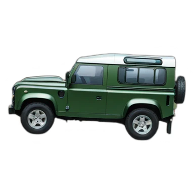 Land Rover defender sticker