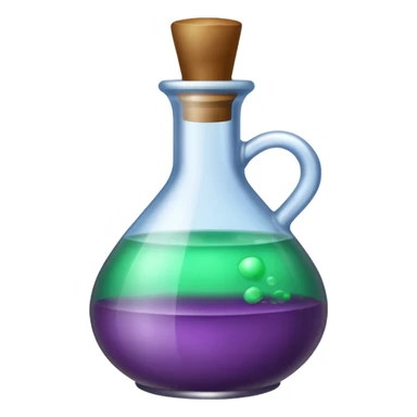 Potion bottle labeled “Desire” sticker