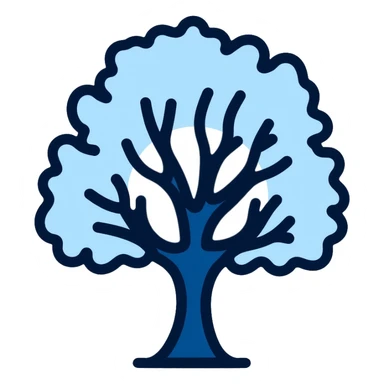 UK Conservative Party oak tree logo blue sticker