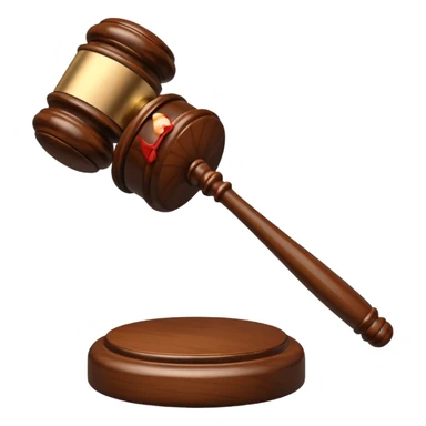 judges gavel sticker