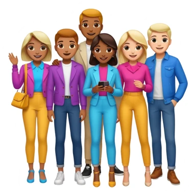 Create an emoji for the group named The BOYz sticker